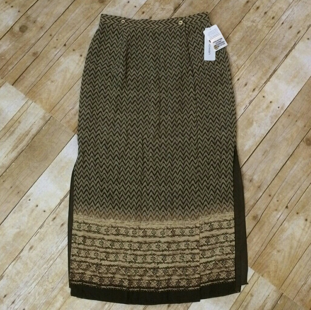 Rena Rowan silk and polyester maxi wrap sk…